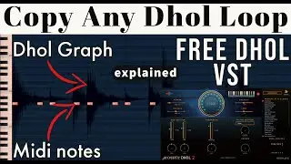 Best Free Dhol Vst Plugin - Acoustic Dhol 2 | How to Copy any Dhol Loop to Midi | Young Blood |