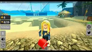 Играем в ROBLOX! Игра Treasure Hunt Simulator