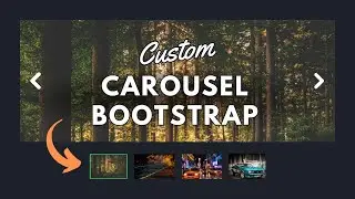 Custom Carousel Slider Bootstrap 5 | Slider Carousel Tutorial