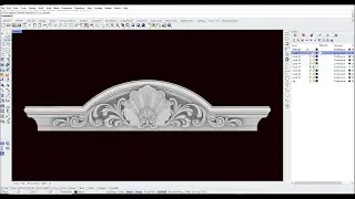 Rhino 6 tutorial - Pediment Ornament modeling 2