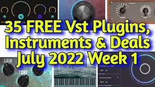 35 Best New FREE VST Effects Plugins, Vst Instruments, Sample Packs & Best Deals - JULY 2022 Week 1