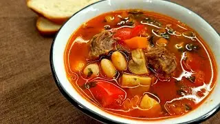 Сезонный суп   Восхитительно вкусный суп с фасолью  СУП