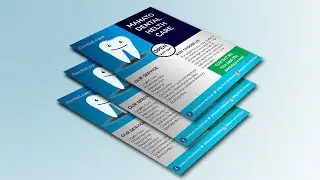 How to Create Flyer Mockup In Photoshop ! Create Own Flyer Mockup Design