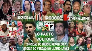 TORCIDAS DO BRASIL AO PALMEIRAS 2X1 SÃO PAULO COM SHOW DO FLACO LÓPEZ E GOL NO FINALZINHO