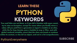 MASTERING PYTHON  KEYWORDS : BREAK THE INTERVIEW COMPLETE GUIDE #python #learnpython #programming