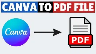 How to Save Canva Design as PDF | Canva to PDF 2024