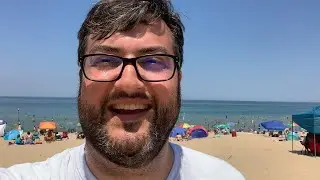 I Traveled to the Indiana Dunes Beach on Lake Michigan! Was it Hot?