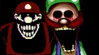 THE SCARIEST MARIO.EXE GAME IVE EVER PLAYED.. - Mario 85 & Too Late.exe