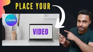 How to set video on screen in Canva | Video editing in Canva