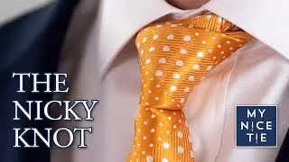 How to Tie a Tie: The Nicky Knot (slow, mirrored) - Great If You're Tall