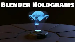 Create A Star Wars Hologram Effect In Blender