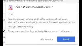 How to remove PDFConverterSearchOnline browser hijacker?