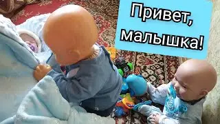 Выписка из роддома реборна\Реакция братика на сестричку\Play with reborn 28.10.21