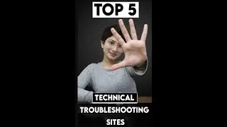 Top 5 Technical Troubleshooting websites in 2021 #shorts