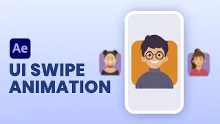 After Effect Tutorial | UI Swipe Animation in After Effect