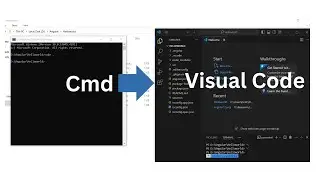 How to open VS Code in Current Folder using Command Prompt