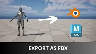 How to EXPORT UE5 MANNEQUIN as FBX - Step by Step Unreal Engine 5 TUTORIAL