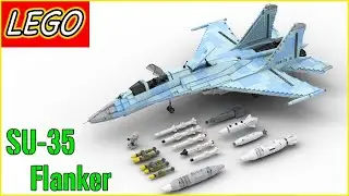 Lego Sukhoi SU-27 / SU-35 Flanker | Minifig Scale 2017