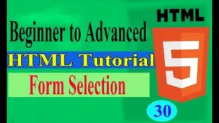 How To Insert Select Tag in HTML.