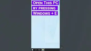 How to bring This PC icon back to desktop in Windows #shorts #short #shortvideo #shortsvideo