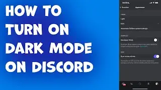 How to Turn On Dark Mode On Discord