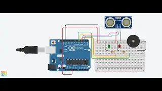 How to Make an Arduino Ultra-Sound Parking Sensor with tinkercad