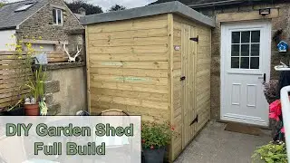 DIY Garden Shed - Full Build in Under 13 minutes + Project Cost