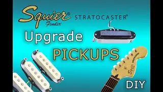 SQUIER Single Pickups Set Modification: rewind, magnets replacement/Upgrade Guitar PICKUPS/DIY