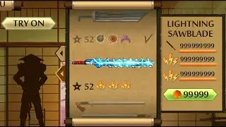 Shadow Fight 2 The Most Powerful Lightning Sawblade