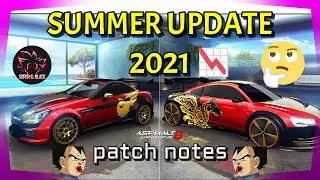 Asphalt 8 SUMMER UPDATE 2021 Patch Notes | Asphalt 8 Update 49