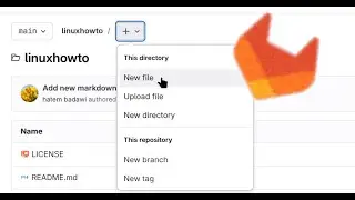 GitLab Create New File From GitLab Web interface