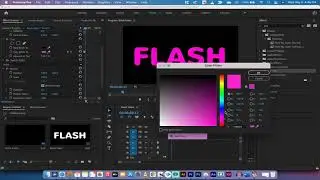 How to Make Flashing Color Text Effect - Premiere Pro CC 2021