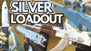 BEST SILVER Inventory for CS2! (BUDGET METALLIC Skins Loadout 2024)