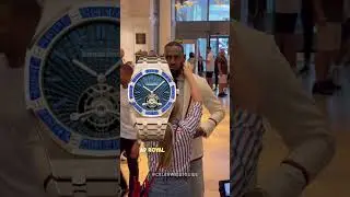 Lebron Holds USA Flag Wearing $500,000 Watch!