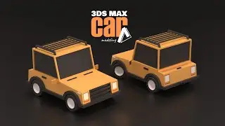 Low Poly Car Modeling | 3DS Max