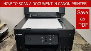 How To Scan A Document In Canon Printer 2024