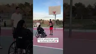 Athlete makes handicapped girls' dream come true🥹👏🏻🫶🏻