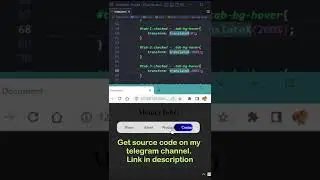 HTML and CSS Menu Tabs
