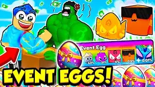 I Bought TONS OF EVENT EGGS In Arm Wrestle Simulator AND GOT THIS...