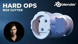 Цилиндр - Hard Ops и Box Cutter | Blender аддоны для Hard Surface | Уроки на русском для начинающих