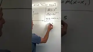 Using the Power Rule to find the Derivative