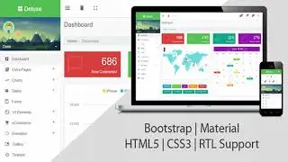 Deluxe - Bootstrap Material Admin Template | Themeforest Website Templates and Themes