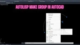 How to MAKE GROUB in AutoCAD
