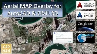 Insert Aerial Map into AutoCAD