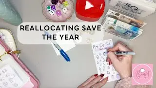 SAVE THE YEAR REALLOCATION | UK Low Income Cash Stuffing | Savings | #CashEnvelopeStuffing