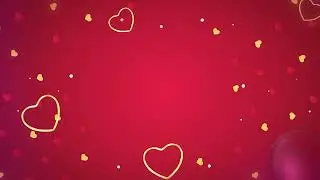 Green Screen Graphics | Red Heart animated background | HD1080P