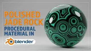CREATE A PROCEDURAL JADE ROCK MATERIAL FOR BLENDER