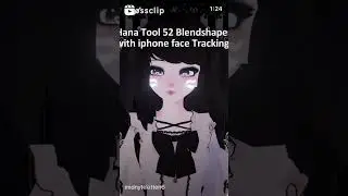 iPhone Face Tracking on VRoid Avatar using Hana Tool