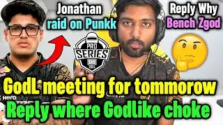 Punkk reveal Godlike meeting for tommorow matches 😳 Where GodL choke today 🇮🇳