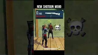 New Shotgun M590 🔥 Free Fire New Gun M590 Ability Test | OB46 Update #srikantaff